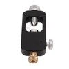 Aluminium Alloy Diving Oxygen Cylinder Refill Adapter Black Anti Rust