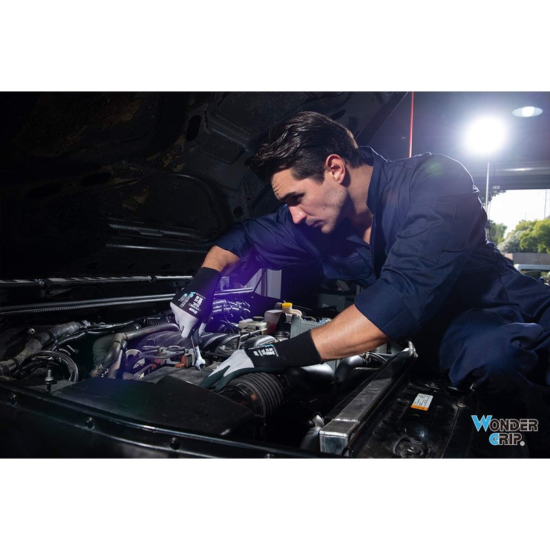Wonder Grip WG-555 Duo - Work Gloves with Nylon Material