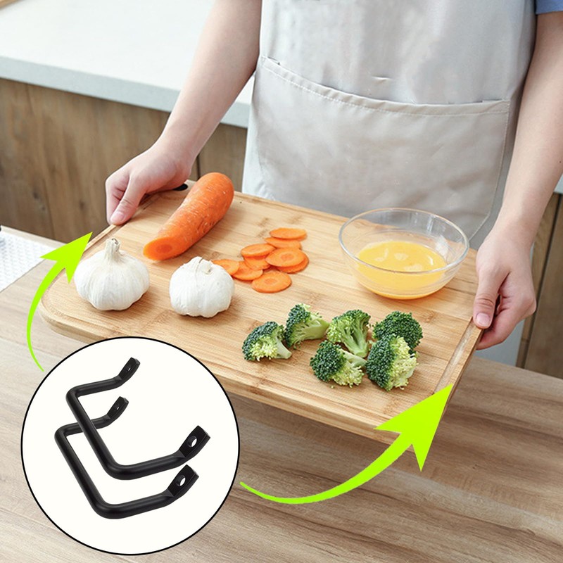 KFZDCG 4 Pcs Side Fixing Handle for Trays, Serving Tray