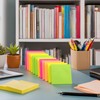 Haftnotizen, leuchtende Farben, 76 x 76 mm, abnehmbar, selbstklebend, in