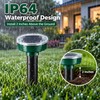 Solar Ultrasonic Pest Repeller for Yard 4 Pcs – Ground