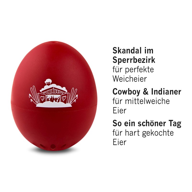 Brainstream A003577 Après Ski PiepEgg Egg Timer with 3 Melodies