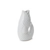 Two's Company Large Fish Vase, 12-Inch, Ceramic, White