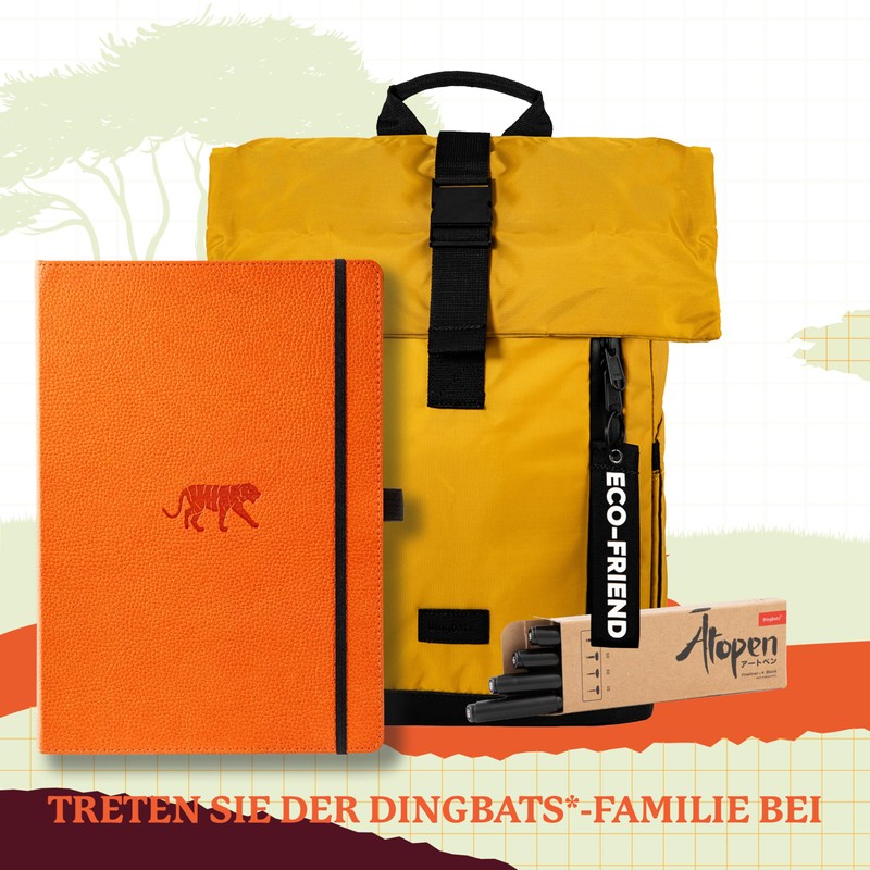 Dingbats* - Animal World Notebook A4 Dotted - Hard Cover