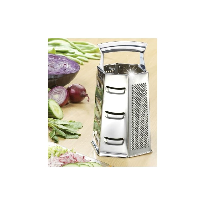 Stainless Steel 6 Sides Multi-Purpose Grater Vegetable Grater Kitchen Grater