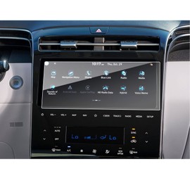 SXCY for 2022 2023 2024 Hyundai Tucson/Santa Cruz Screen Protector 10.25 Inch for 2024 Hyundai Tucson SE/SEL/XRT/N Line/Limited Accessories 2024 Tucson/Santa Cruz Navigation Display Radio Screen