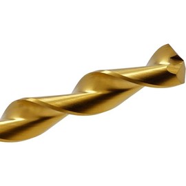 Jobber Drill Bit,Sz LET-I,HSS,TiN