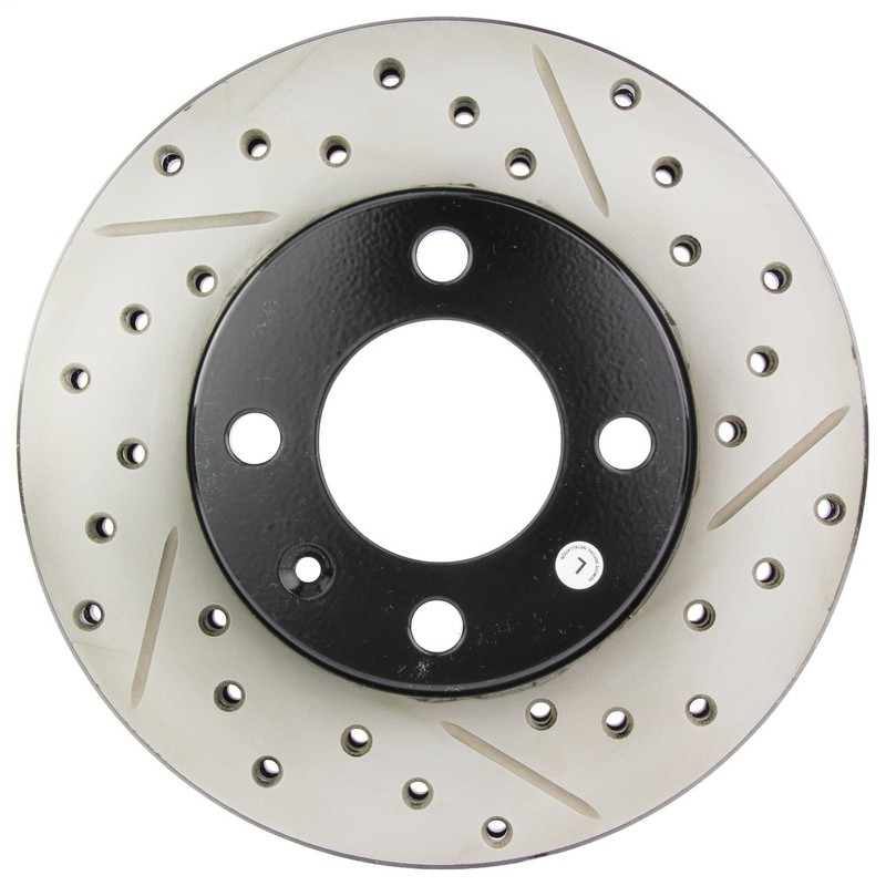 StopTech 127.33012L Sport Drilled/Slotted Brake Rotor (Front Left), 1 Pack