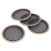 4Pcs Inner Door Horn Frame Car Speaker Audio Panel Cover