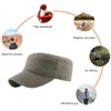 CheChury Military Style Robust Army Cap Men's Cap Military Cotton