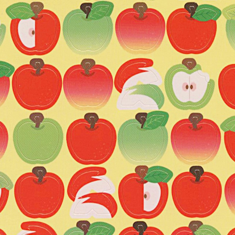 Circle Seal Basic Sticker [apple] RCSB-08