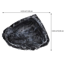 iplusmile Reptile Water Dish Food Bowl, Reptile Feeding Water and Food Bowl Cornerbour, Amphibian Reptile Bread Wer, Bearded Dragon Turtle Lizard Frog, Ruyamolya Crab Bait