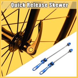 BULLSPANN Bicycle Axle Skewer Lever Bicycle Axle Wheel Hub Front Rear Quick Release 15cm 19cm MTB for Mountain Road Bike Blue 2pcs Replacement Parts Accessories