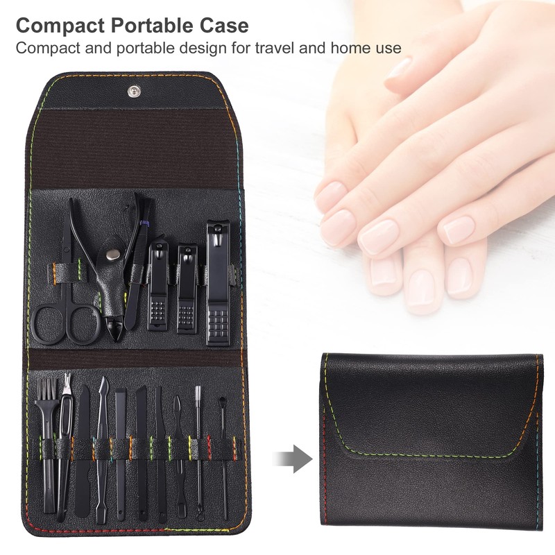 VOCOSTE Manicure Set Professional Nail Clippers Pedicure Kit for Hand