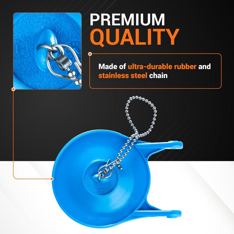 Ultra Durable 98923 L.owe's AquaSource Original Flapper Replacement for 1.28