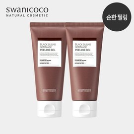 Swanicoco 블랙 슈가 고마쥬 필링젤 100ml X2개 Black Sugar Gommage Peeling Gel 100ml X2pcs