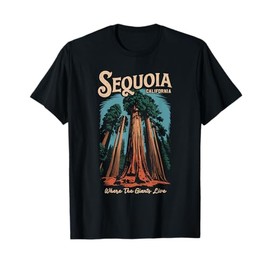 Sequoia National Park California Giant Tree Outdoors T-Shirt