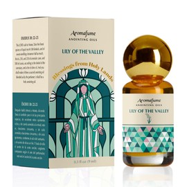 Lily of The Valley Anointing Oil 9ml (0.3 fl oz.)| Blessings from The Holy Lands | Blessed Olive Oil from Jerusalem | Biblical Spices | Natural Ingredients | Holy oil for prayer and protection