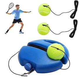 IVEOPPE Tennis Trainer, Tennis Ball Trainer, Single Training Exercise Balls, Solo Training Adult Children Beginners, with 2 Rebound Balls and Storage Bag
