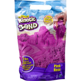 Kinetic Sand The Original Moldable Sensory Play Sand, Pink, 2 Pounds