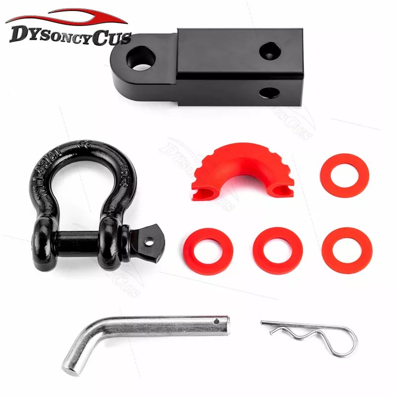 DY 2'' Hitch Receiver & D Ring Shackle For 4WD