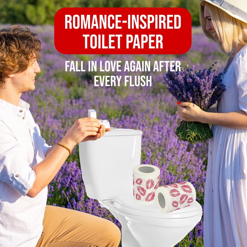 Fairly Odd Novelties Kisses Lips Novelty Toilet Paper