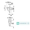 Pack of 12 Shelf Support Pegs - 5mm Clear Plastic