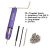 50pcs M2.5 x 2D Stainless Steel Helicoi Screw Thread Inserts