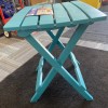 Adams Quik-Fold Side Table-Teal - Low Price End Of Season