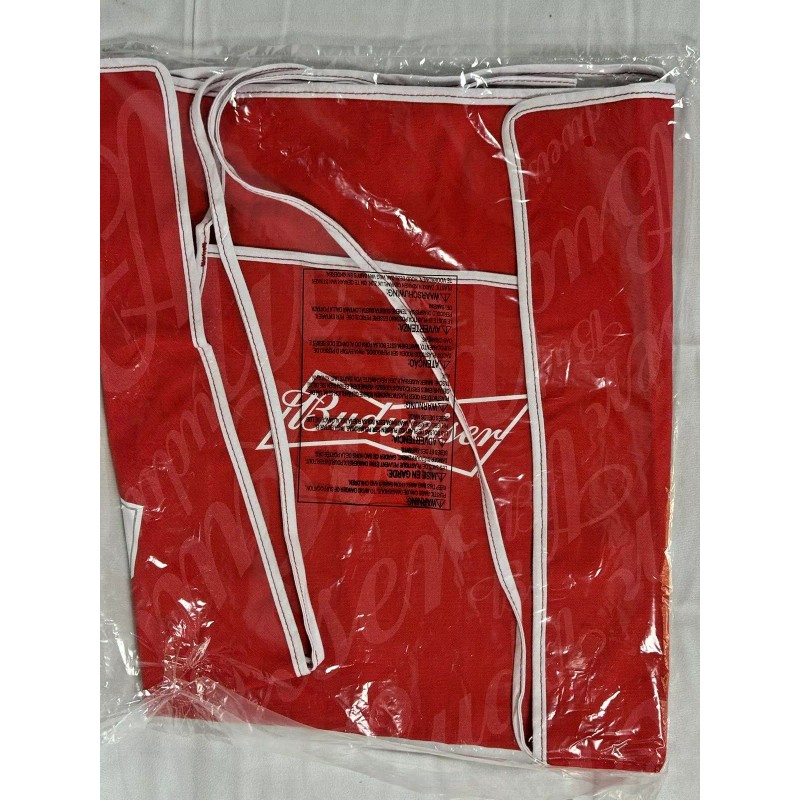 Budweiser King of Beers Barbeque Grilling Apron Red New