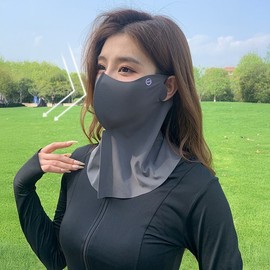 Cooling UV Protection Mask for Golf, Cycling, Running, Hiking Sports Pink 2ea