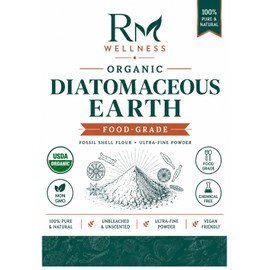 Organic Food Grade Diatomaceous Earth Powder - Natural Silica Supplement - High Purity Fine Powder - Vegan Friendly - Daily Wellness Support - Resealable Pouch - 250 Grams