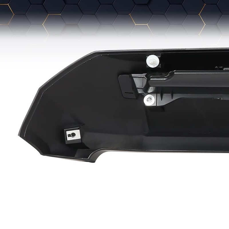 PIT66 Front Upper Hood Bulge Molding Glossy Compatible with 2014