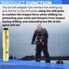 10737 Power Auger Adapter Compatible with Clam Drill Plate, K-Drill