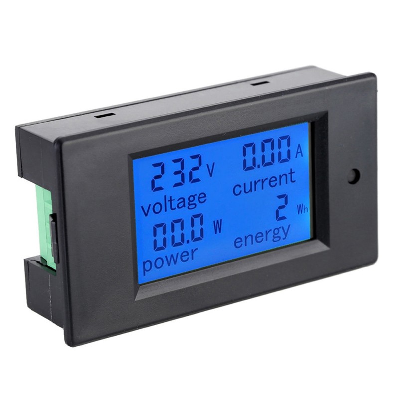 PZ-021 20A Digital AC LCD Voltage Current Power Energy Meter