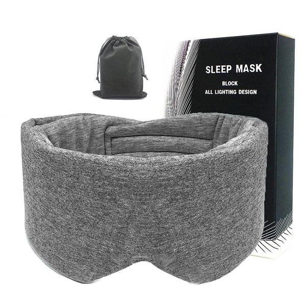 Cotton Sleeping Blanket Opaque Comfortable Eye Protection for Sleeping Adjustable