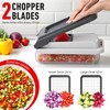 Mueller Vegetable Chopper Mandoline Slicer, Food Veggie Chopper, Cheese Grater,