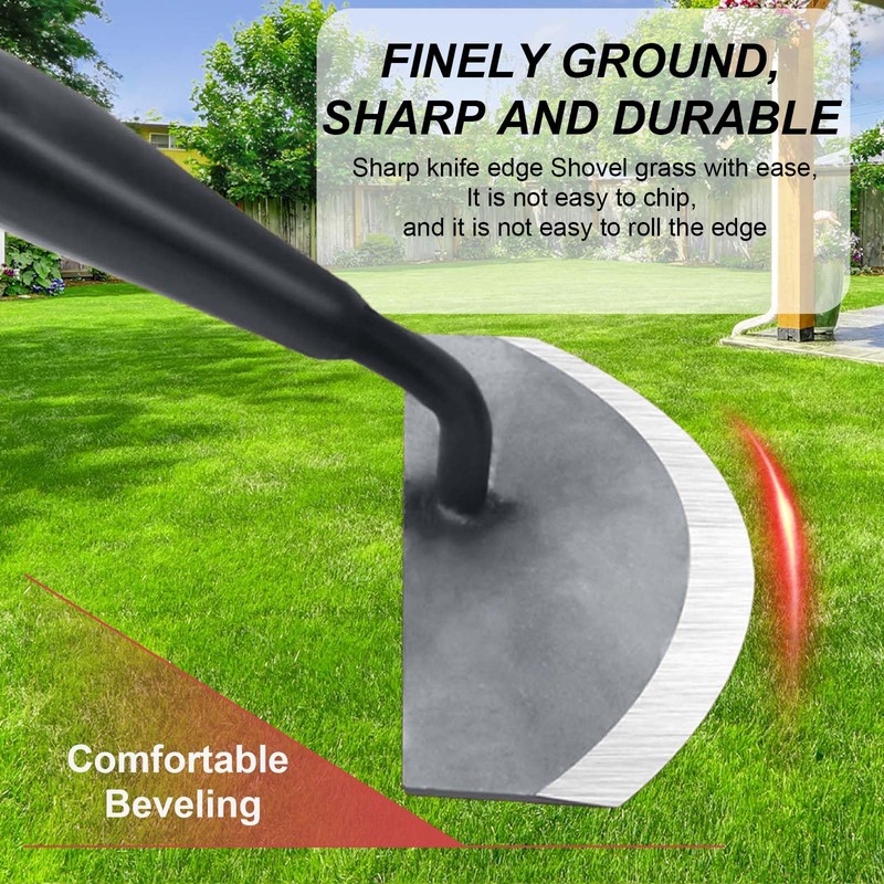 Lawn Edge Cutter, SilverChry Lawn Edger Tool, Grass Scar Remover,