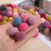 Pack of 120 15 mm Pompoms for Crafts, Colourful Pompoms