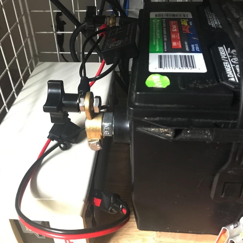 Ampper M6 Thread Male Lead Battery Terminal Charging Posts, M6