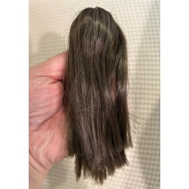 Unbranded 1/6 Long Straight Brown Hair Wig For 12" Female Figure 1/6 Head Sculpt USA