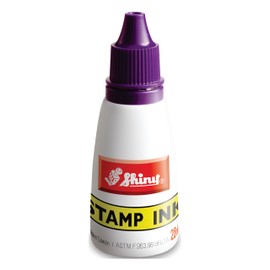 Violet Refill Ink, Shiny Premium Water-Based Refill Ink for Rubber Stamps, 1oz