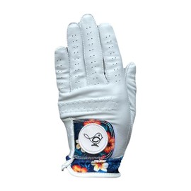 Premium Golf Gloves-100% AAA Cabretta Leather Golf Gloves For Men And Women- Left And Right Handed Golfers- The Perfect Golf Accessory Gift:_Tropical_Worn On Right Hand_Small