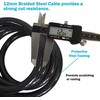 Lumintrail Combination Bike Lock Cable for Bike Accessories - 4ft
