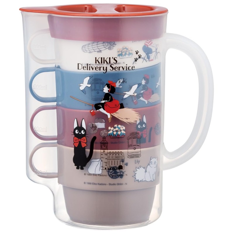 Skater KS32S-A Stacking Cups, Set of 4, Includes Case, Cold