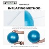 LMS Data Exercise Ball, Heavy Duty Extra Thick Anti Burst,
