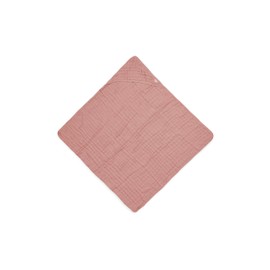 Jollein Hooded Towel Wrinkled 75 x 75 cm Rosewood