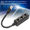 RJ45 Ethernet Adapter Cable Extension Function 1 to 3 Port