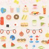 Day planner sticker/sticker peel off seasonal sticker [food pattern] 82392-006