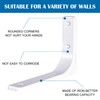 2 Pcs Shelf Wall Brackets Supports, 5.9inches/150mm Heavy Duty L